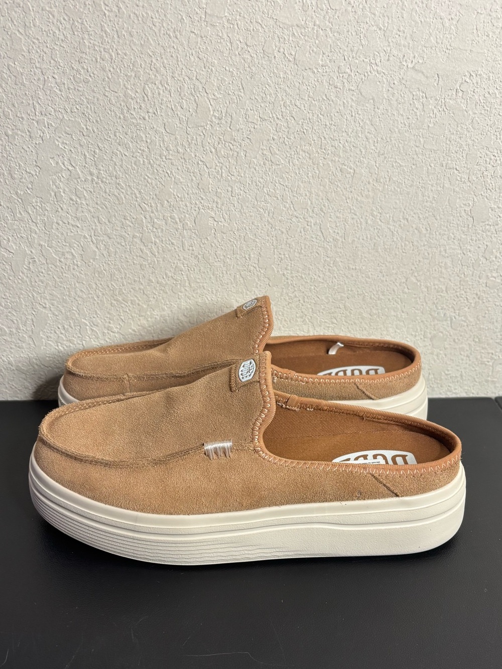 Hey Dude Austin platform Lift suede Classic Shoes